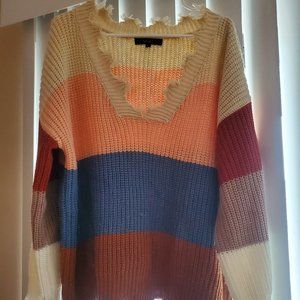 Women's Multi Color Sweater